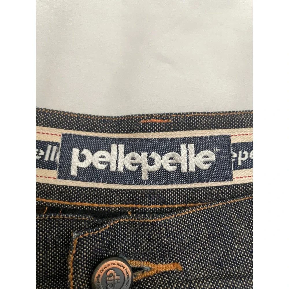 Vintage Pelle Pelle Patchwork Baggy Wide Leg Pants 42 Denim Marc Buchanan Y2K